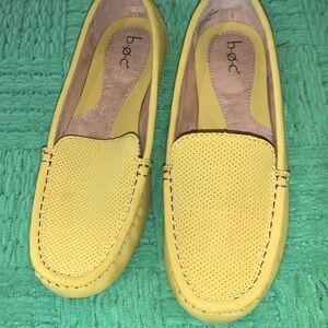Soft suede Mustard yellow loafers
